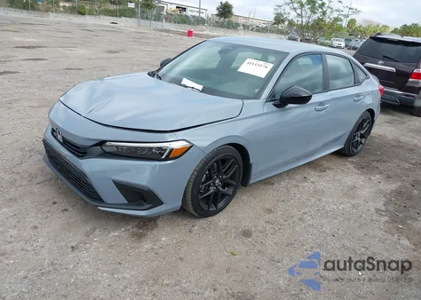 2022 Honda Civic Sport z USA, uszkodzony, nr VIN 2HGFE2F55NH582241